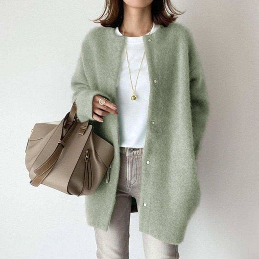 Elanora – Elegant Blød Strikcardigan