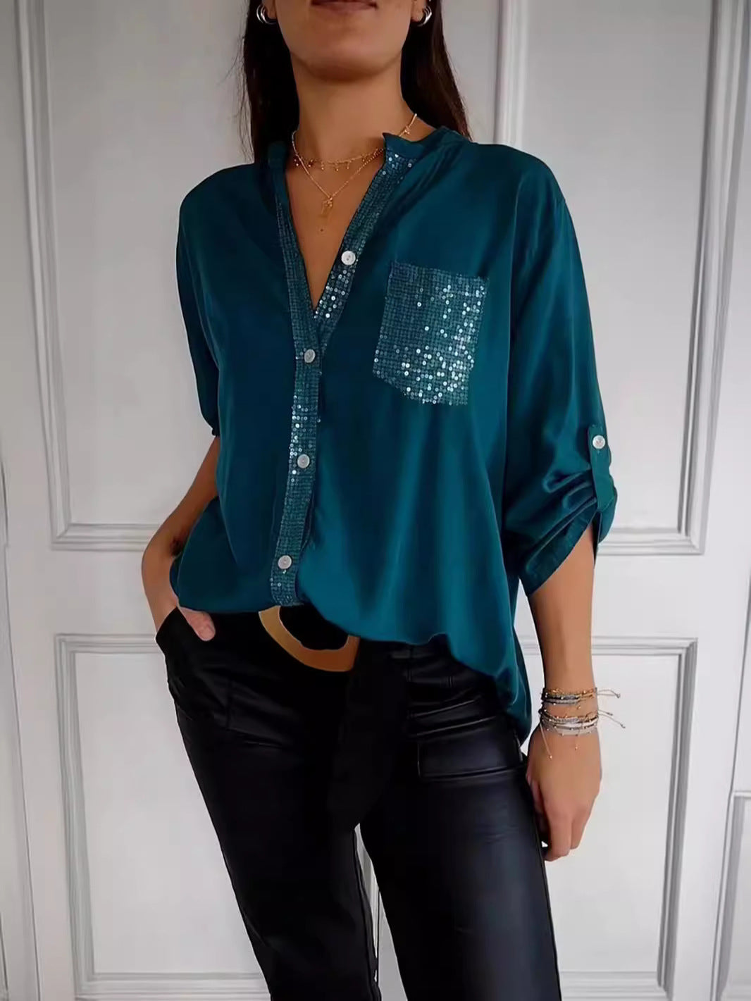 Elaine | Elegant Bluse Glamour