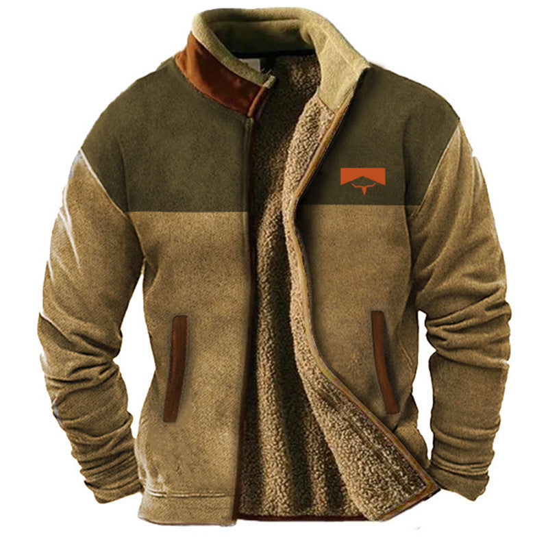Mathéo - Herre fleecejakke i casual stil
