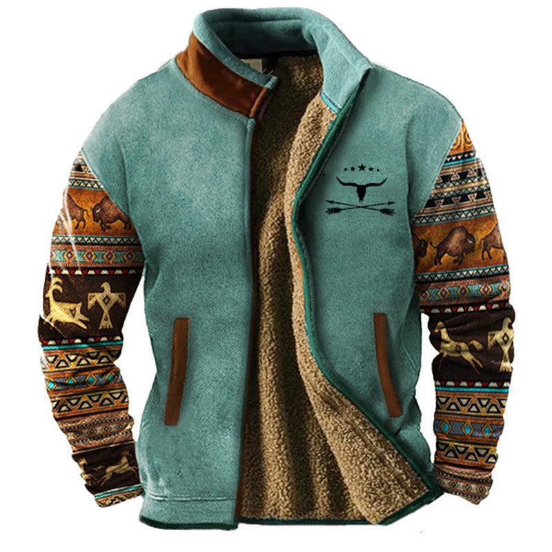Mathéo - Herre fleecejakke i casual stil