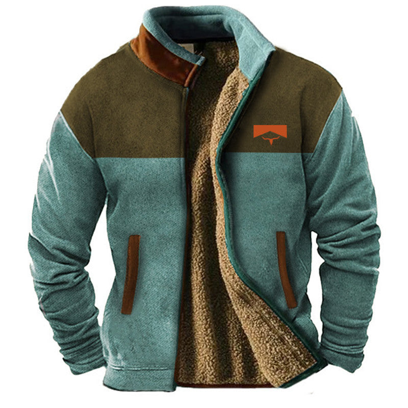 Mathéo - Herre fleecejakke i casual stil