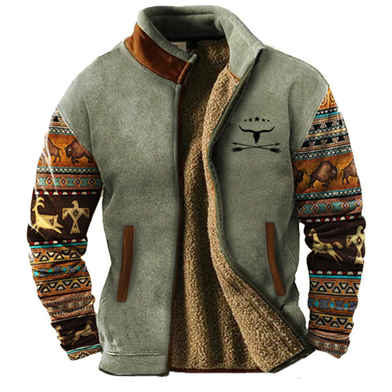 Mathéo - Herre fleecejakke i casual stil