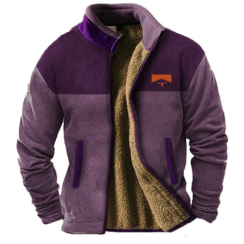 Mathéo - Herre fleecejakke i casual stil