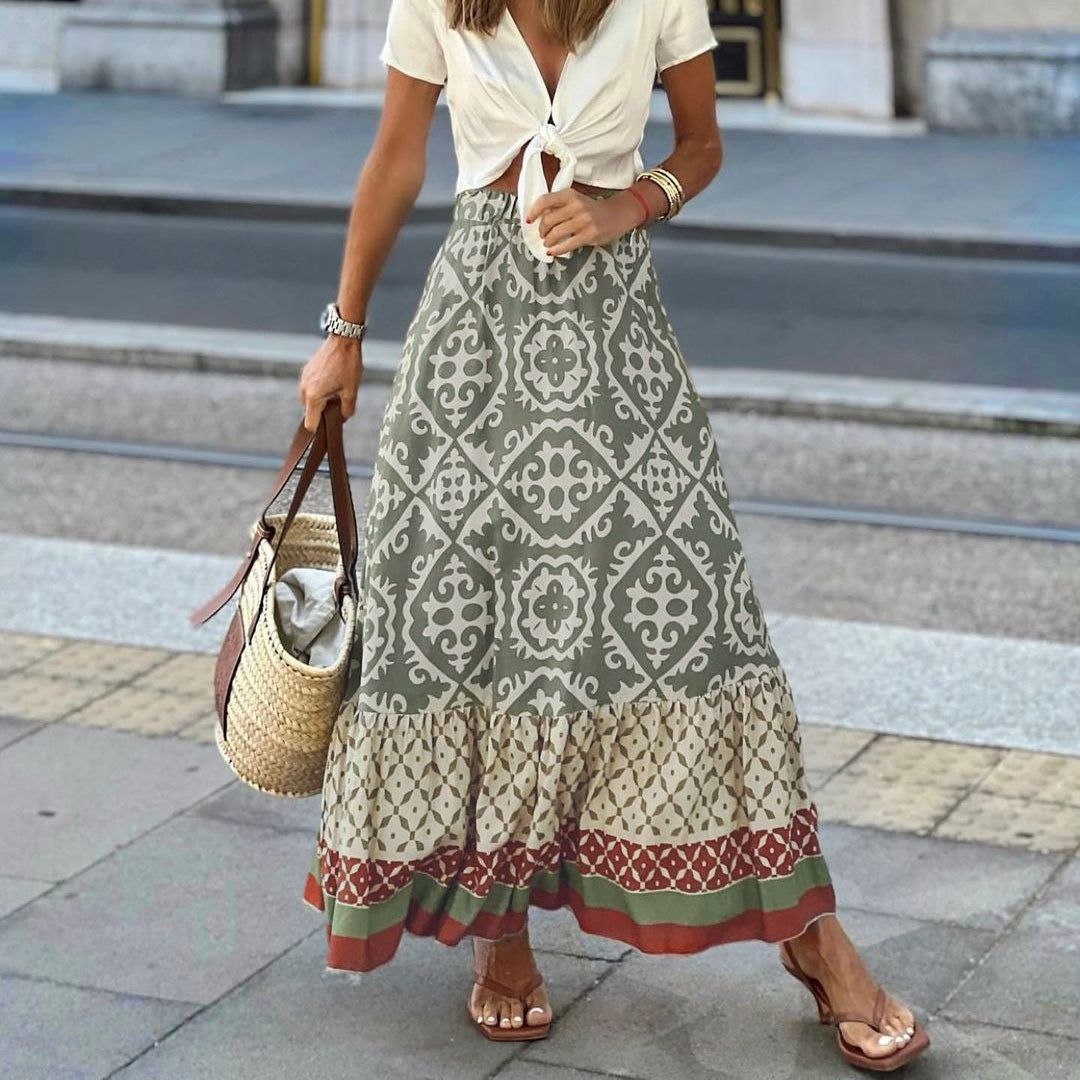 Cassey™ | Boho-stil nederdel