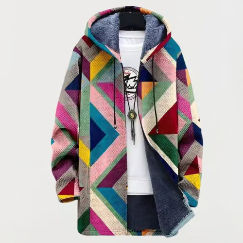Zara | Geometrisk Kunst Hoodie