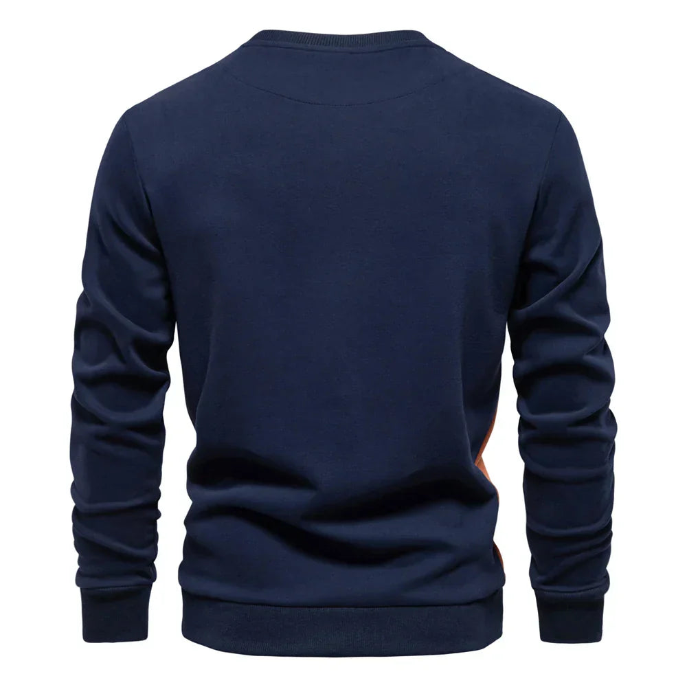 Romain™ | Ensfarvet Pulli