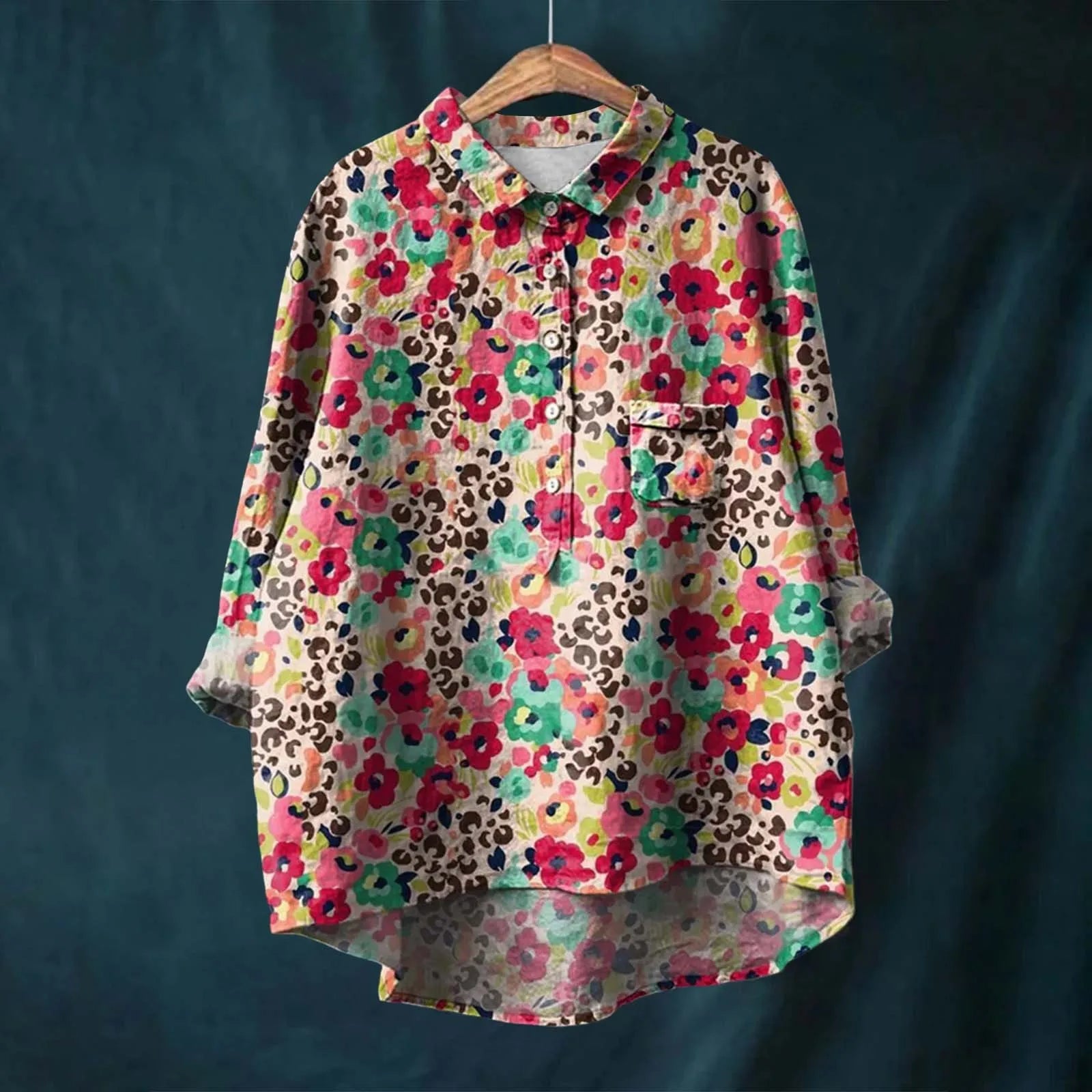 Natasha | Elegant Blomsterbluse