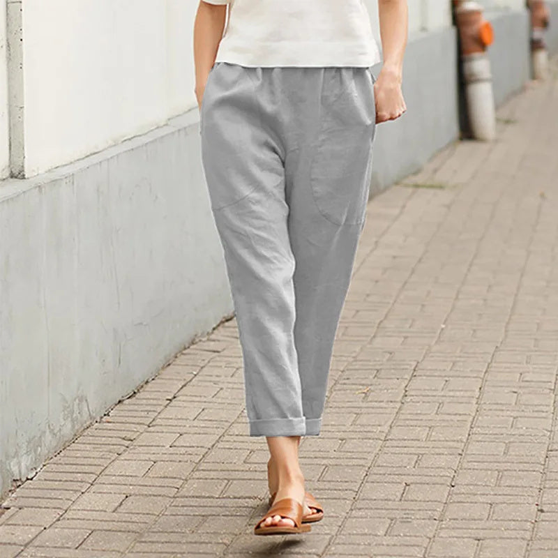 Crissa™ | Bred Bukser med Lommer
