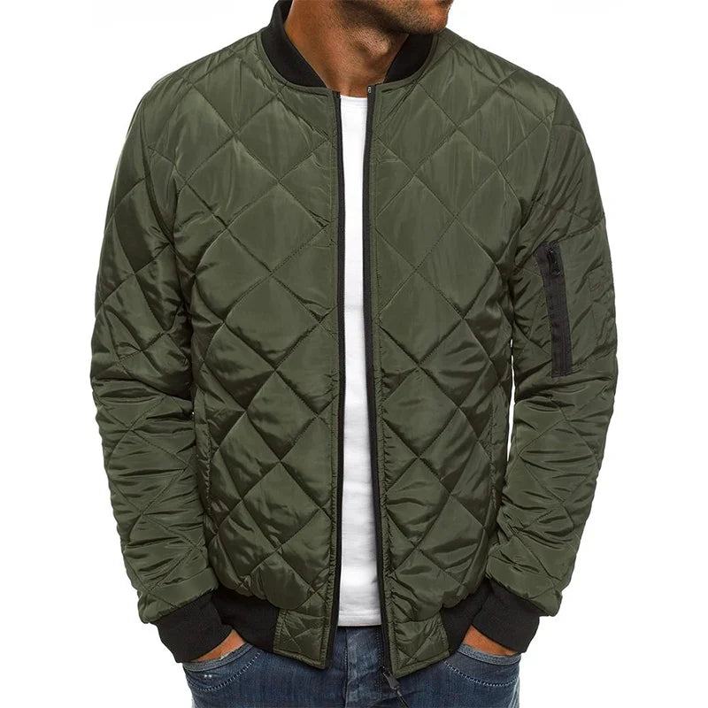 Colby | CASUAL PREMIUM JAKKE MED DIAMANTMØNSTER