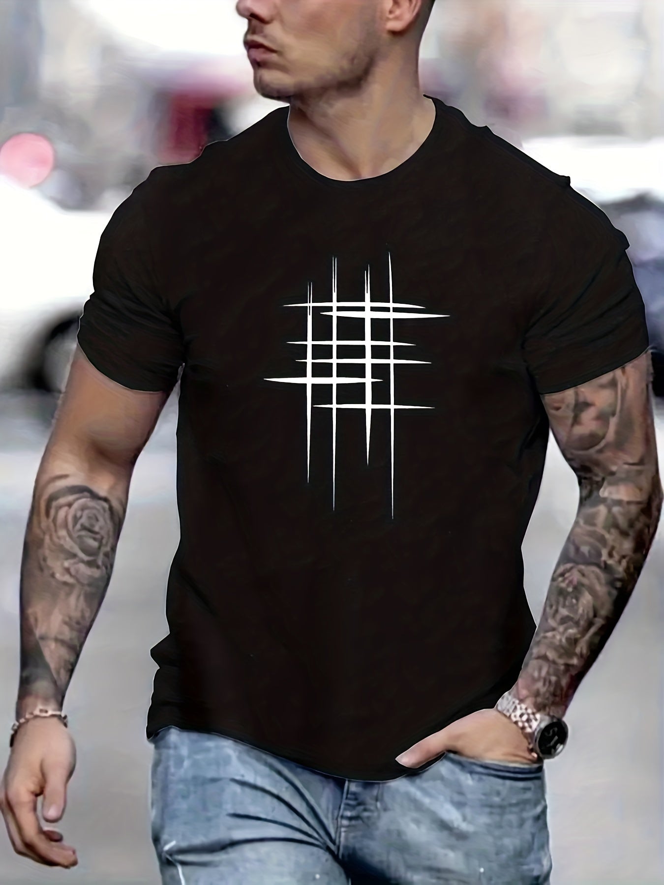 Savrani™ | Elegant t-shirt med kort ærme og grafik