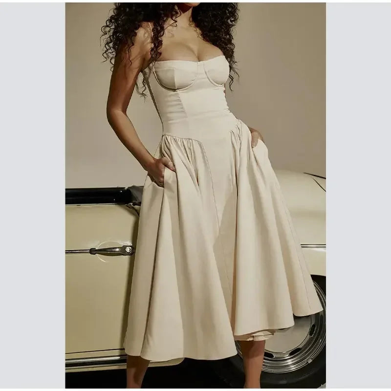 Giuseppa | Elegant Midi Kjole