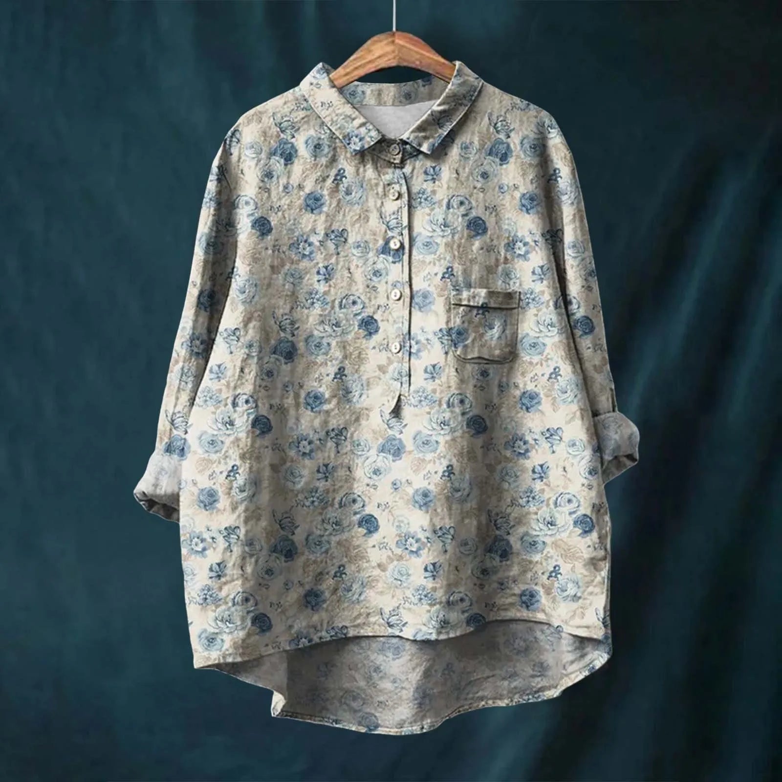 Natasha | Elegant Blomsterbluse