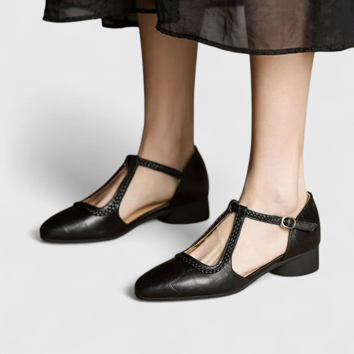 Delphine | Elegante Flade Hæle
