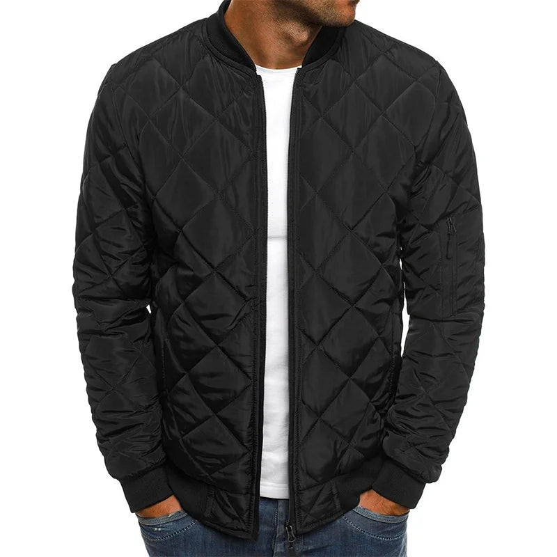 Colby | CASUAL PREMIUM JAKKE MED DIAMANTMØNSTER
