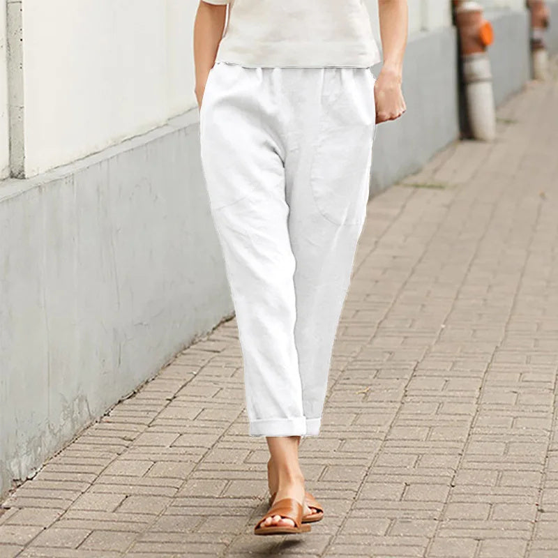 Crissa™ | Bred Bukser med Lommer