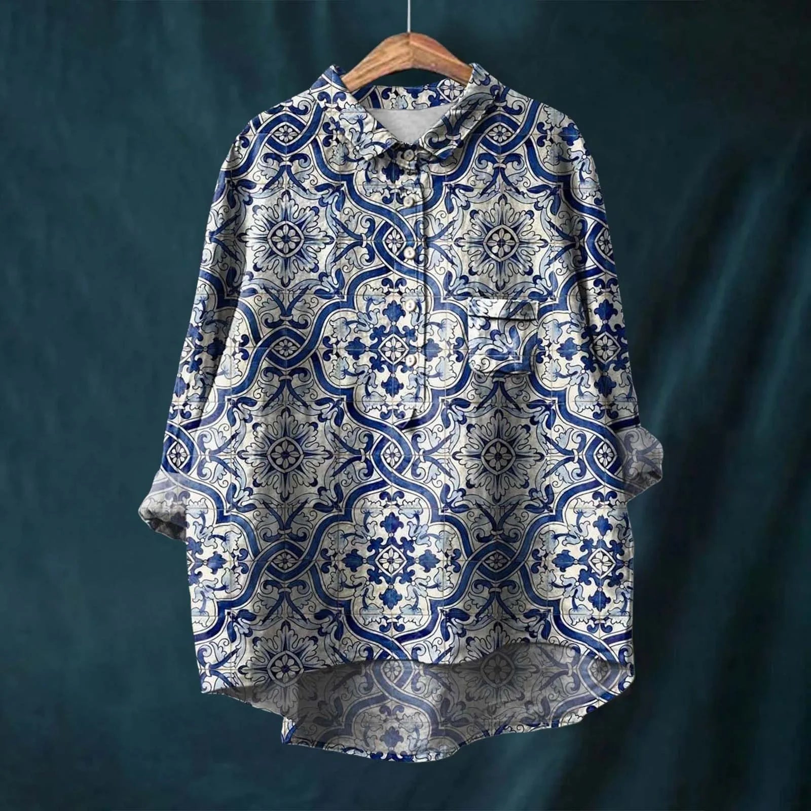 Natasha | Elegant Blomsterbluse