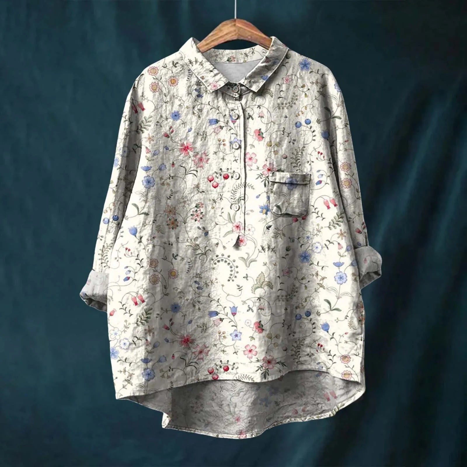 Natasha | Elegant Blomsterbluse