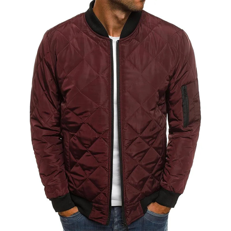 Colby | CASUAL PREMIUM JAKKE MED DIAMANTMØNSTER