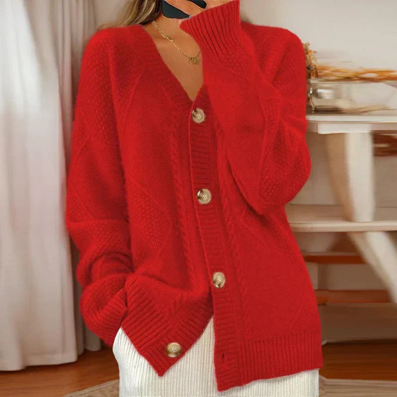 Éloise | Cardigan med kabelstrik