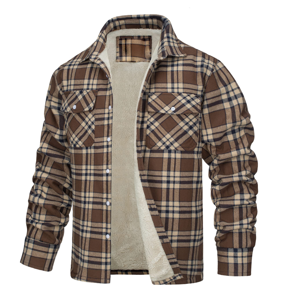 Nate™ | Herre ternet jakke med sherpa-for