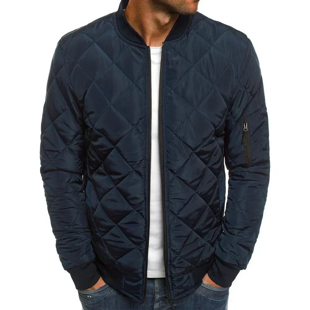Colby | CASUAL PREMIUM JAKKE MED DIAMANTMØNSTER