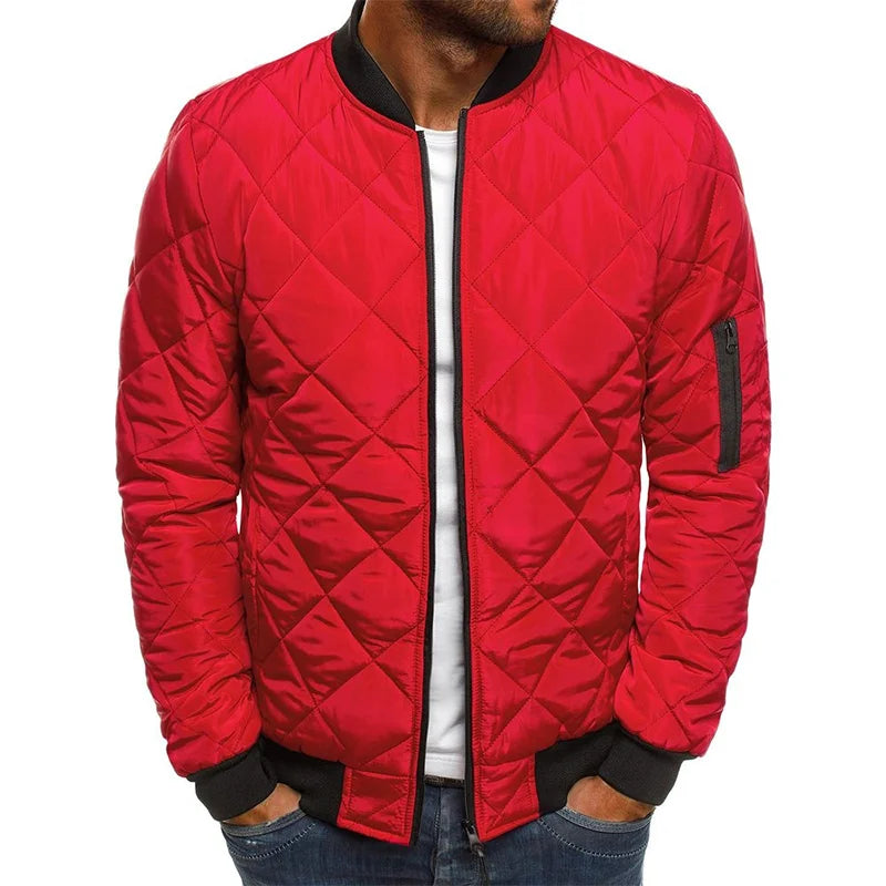 Colby | CASUAL PREMIUM JAKKE MED DIAMANTMØNSTER