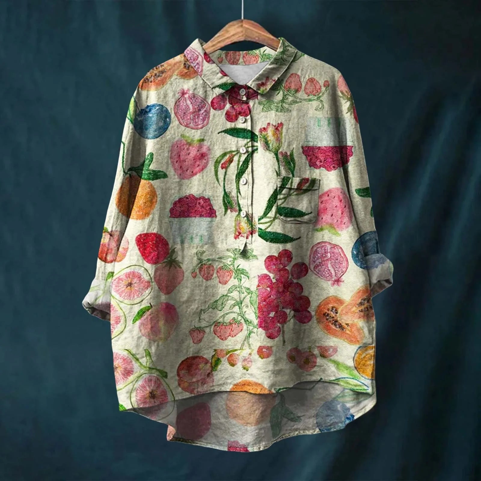 Natasha | Elegant Blomsterbluse