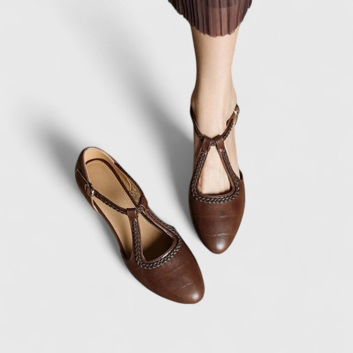 Delphine | Elegante Flade Hæle