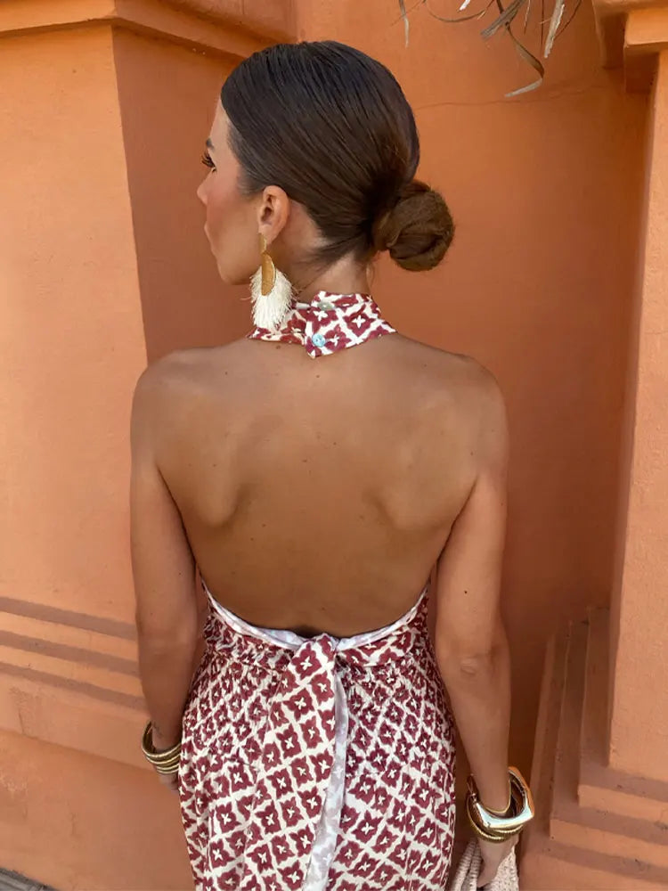 Mickay™ | Elegant Midi Kjole med Drapering og Off-the-Shoulder Stropper
