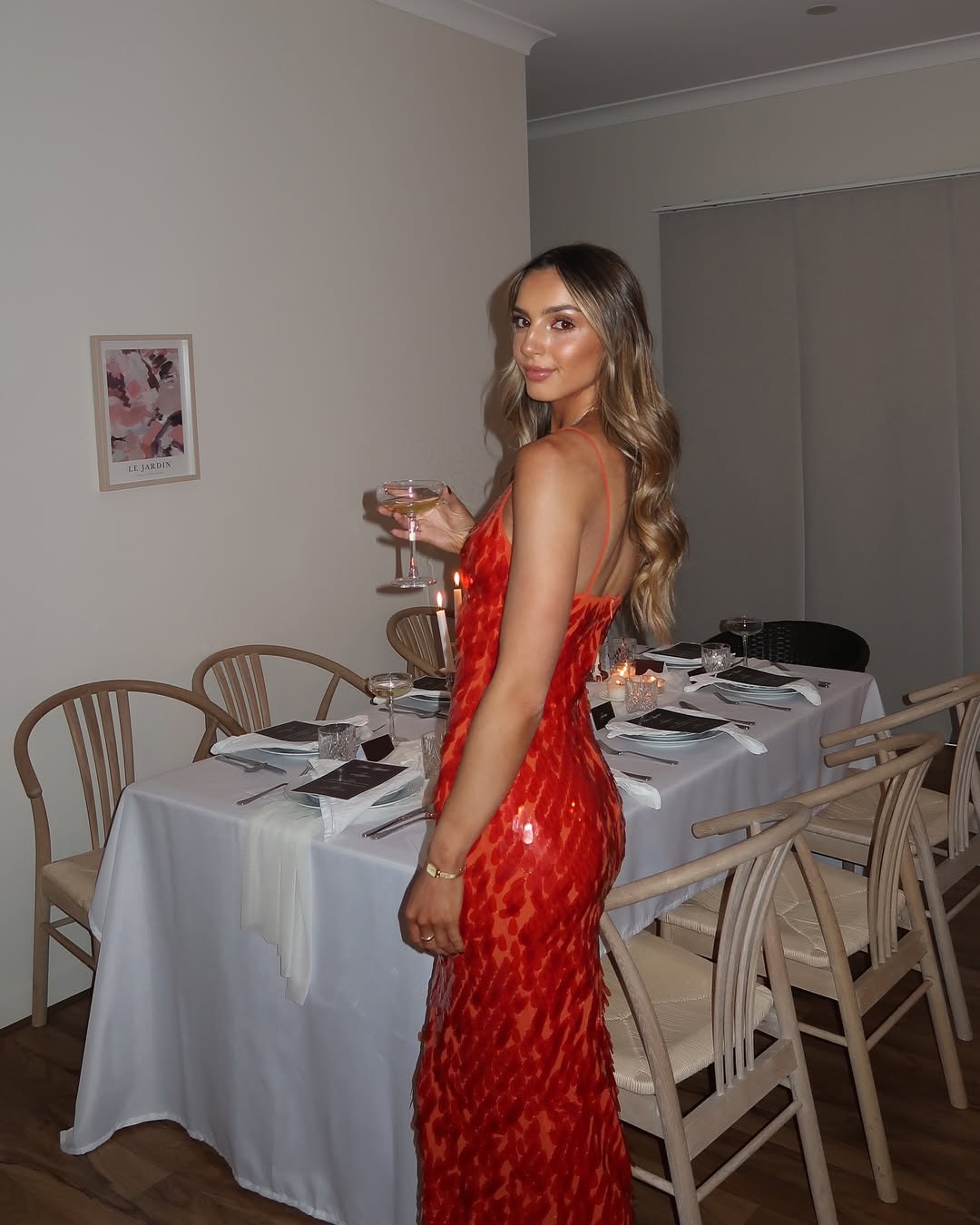 Kailani | Lang Maxi Kjole med Pailletter