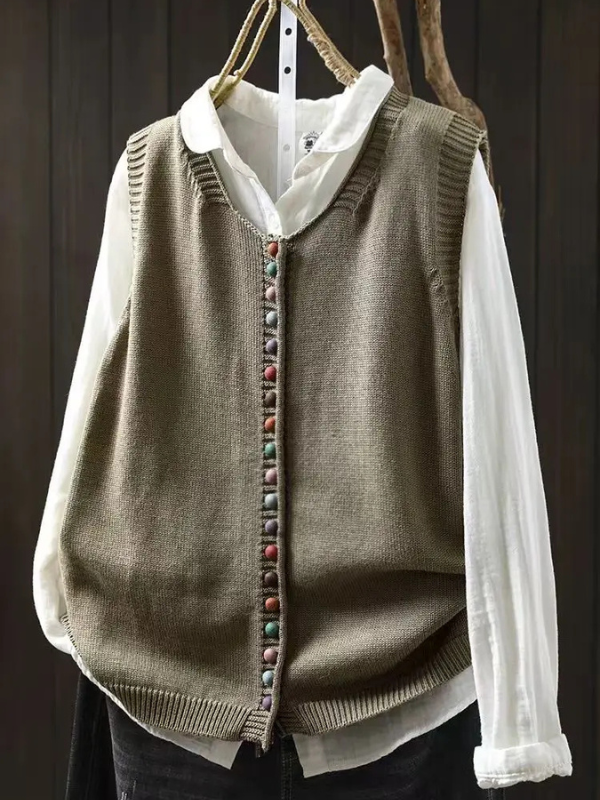 Aureline – Elegancki Lekki Kardigan z Dzianiny