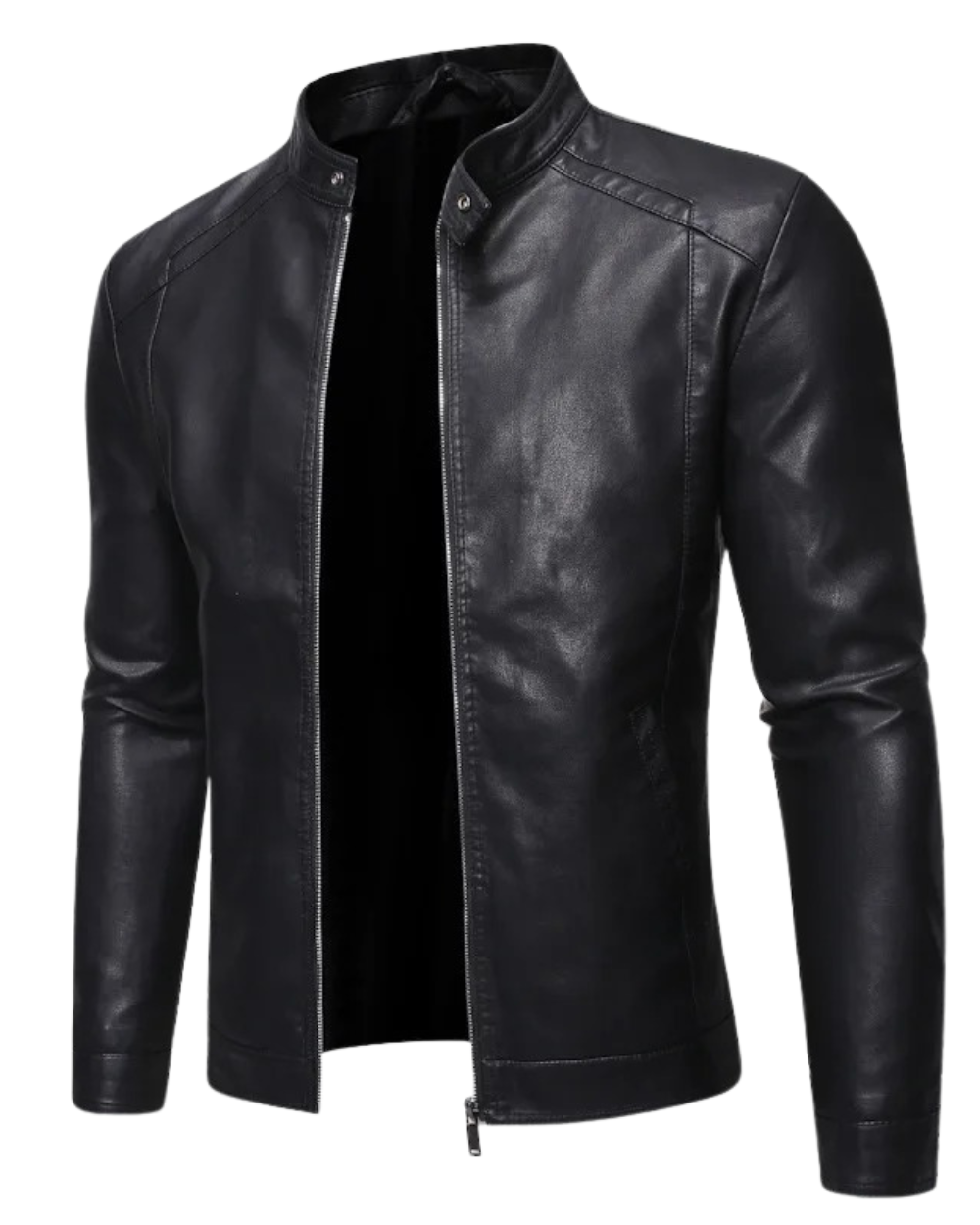 Ralvion – Urban Slim-Fit Læderjakke