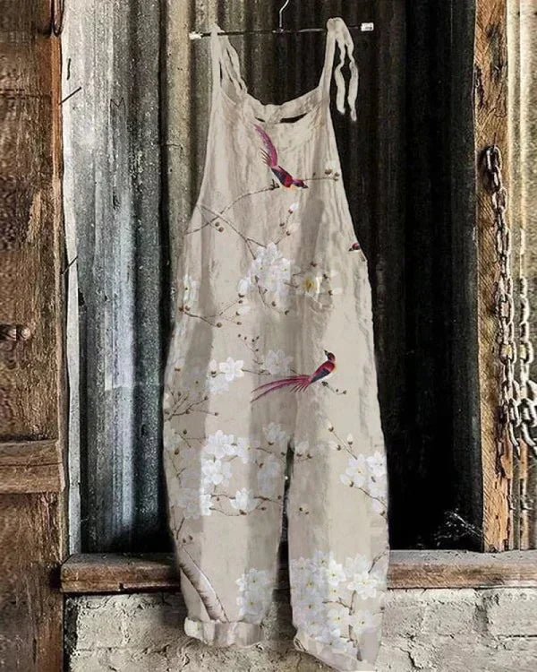 Marini™ | Dame Vintage Blomster Overall