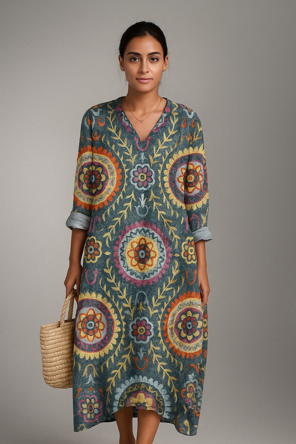 Maxine™ | Elegant Geometrisk Kjole