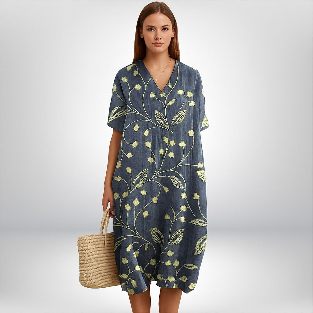 Lieke | Vintage Kjole med Blomsterprint – Limited Edition