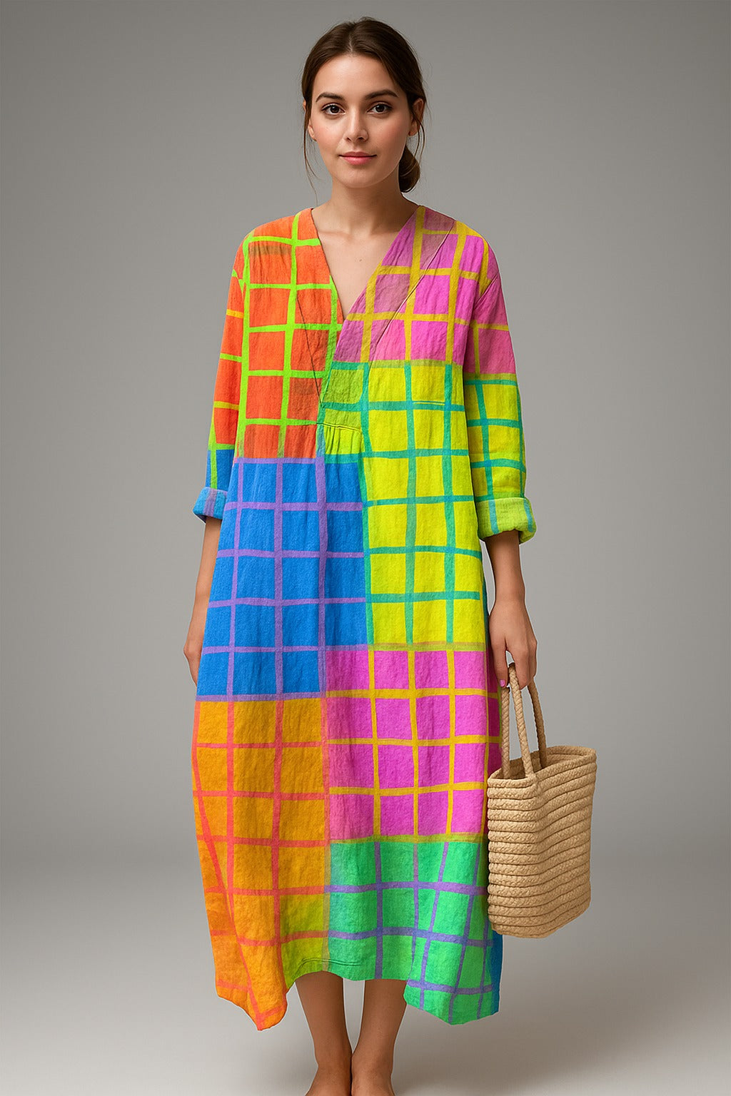Charlene™ | Elegant Geometrisk Kjole