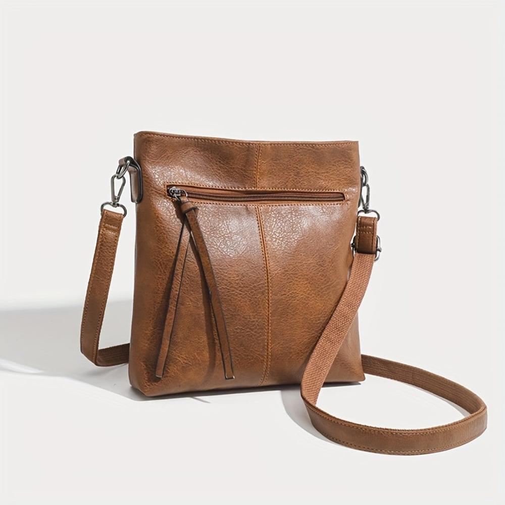 Lina | Vintage skuldertaske med ternet mønster