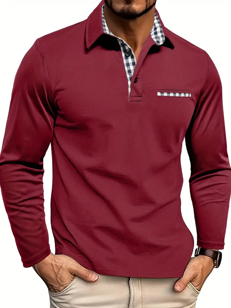 Rafiel – Tidløs Langærmet Poloshirt