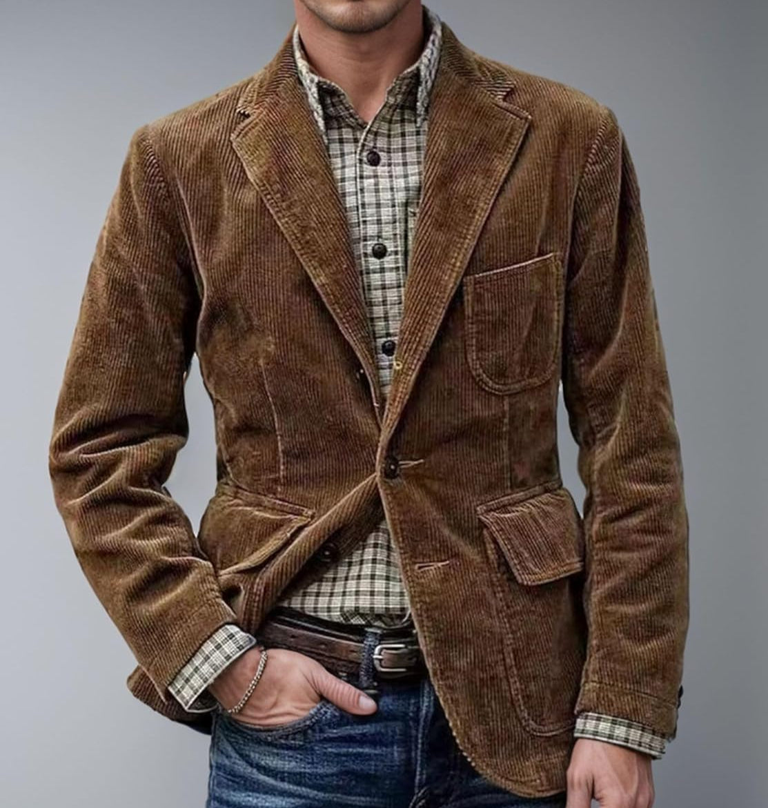 Adolfo ™|VINTAGE STIL JAKKE OG VEST