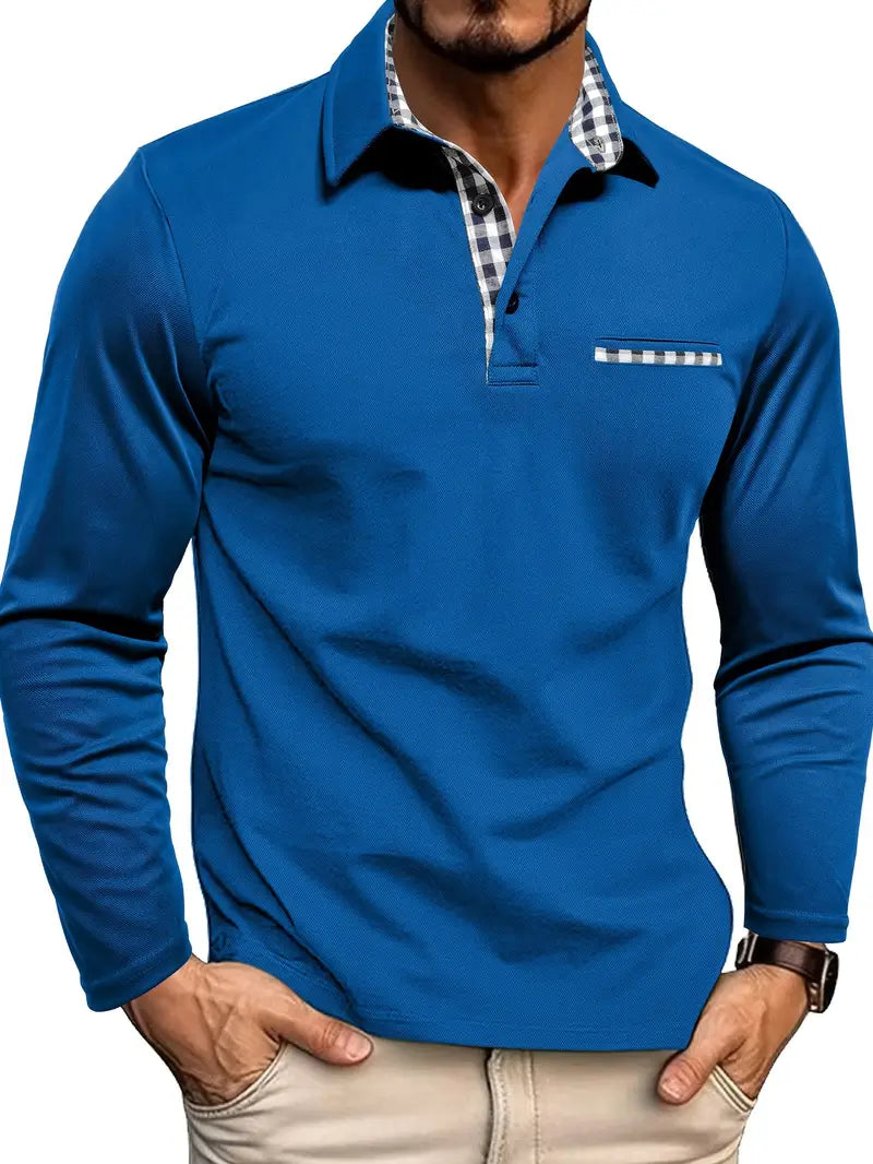 Rafiel – Tidløs Langærmet Poloshirt
