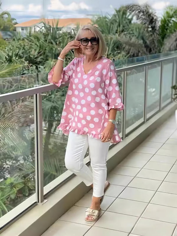 Chloe | Elegant Top med V-udskæring