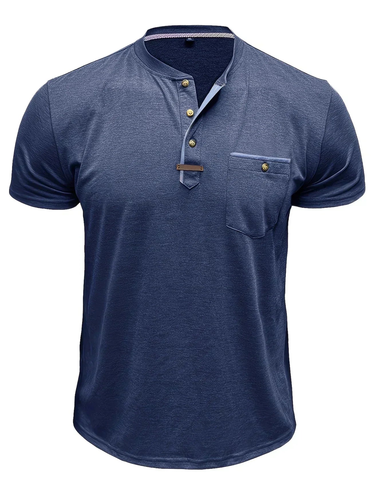 Savrani™ | Elegant t-shirt med rund hals og lomme