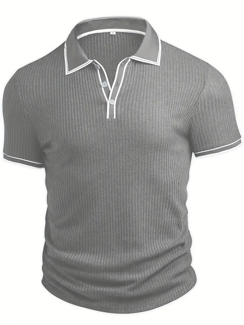 Savrani™ | Elegant polo med korte ærmer