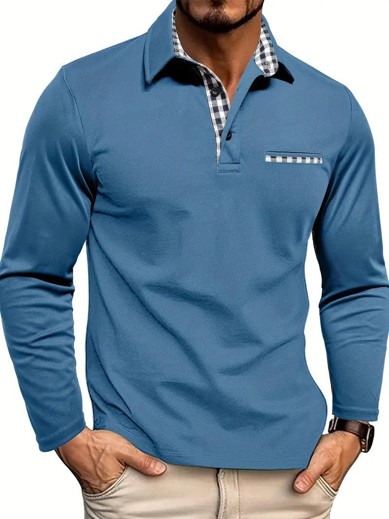 Rafiel – Tidløs Langærmet Poloshirt
