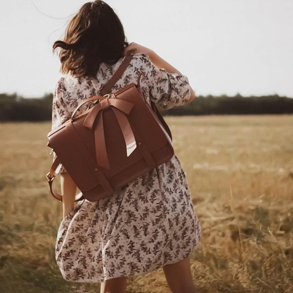 Knoten | Sac Retro Twist i Blå-Rosa