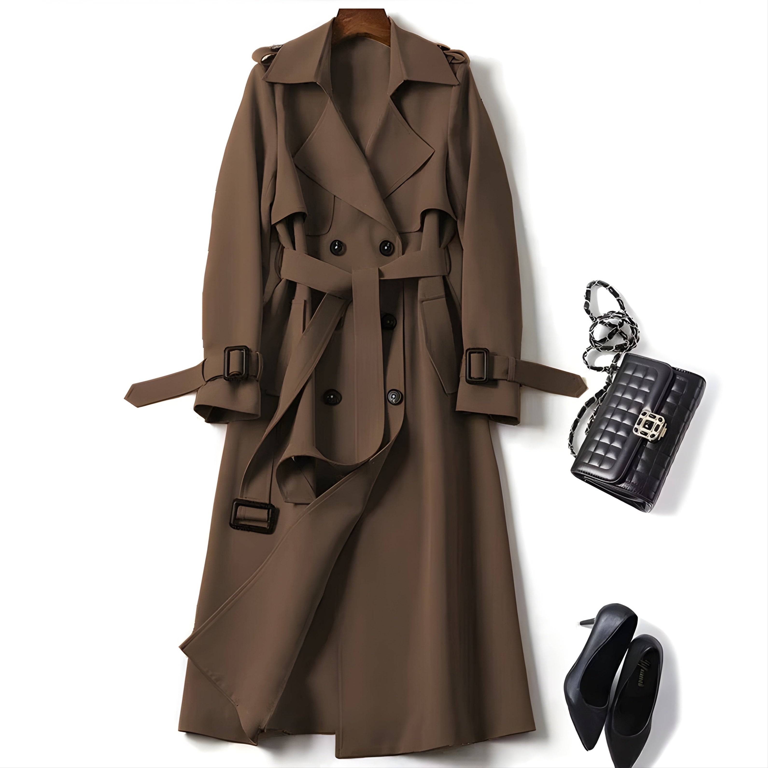 Savrani™ | Elegant og stilfuld trenchcoat