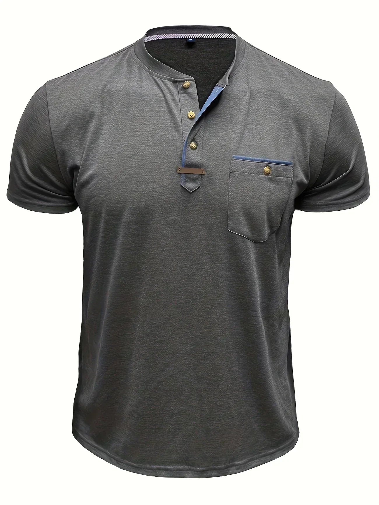 Savrani™ | Elegant t-shirt med rund hals og lomme