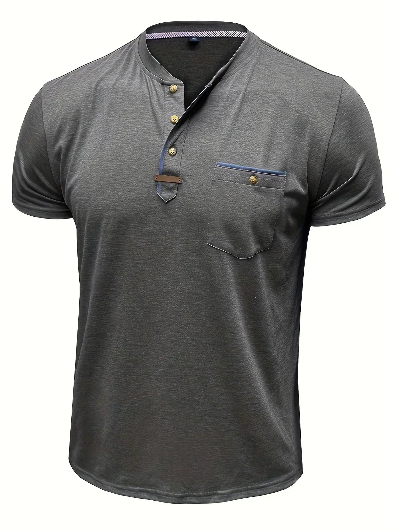 Savrani™ | Elegant t-shirt med rund hals og lomme