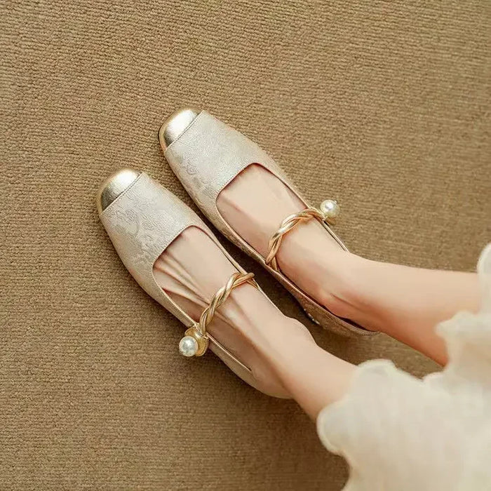 Cecilia™ | Perle Mary Jane Ballerinaer