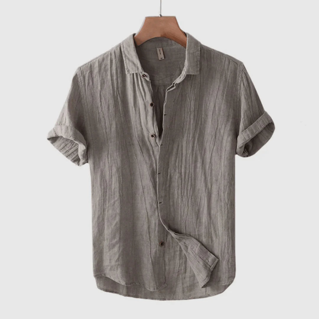 Savrani™ | Elegant skjorte med korte ærmer og knapper